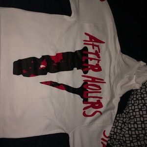 Weeknd x Vlone After Hours White Hoodie